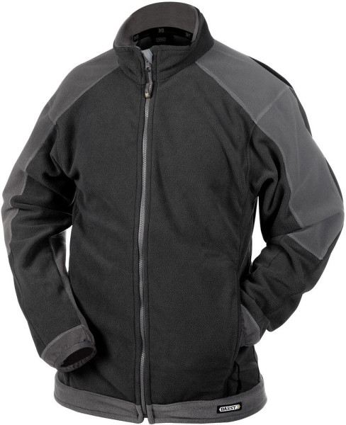 Dassy Zweifarbige Fleecejacke Kazan PES16 Schwarz/Zementgrau