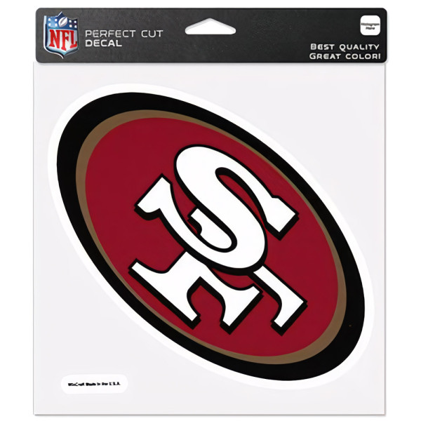 San Francisco 49ers Aufkleber Logo American Football